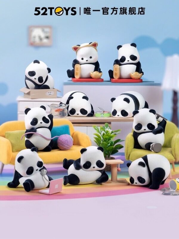 Toy Figures blind box Panda Roll Daily Series 2, 1PC Blind Box Random Cute Panda Figures Toys