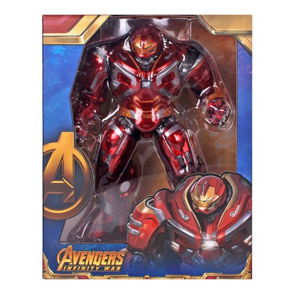 Toy Figure Avengers 8-inch Non-Posable Light-Up Anti-Hulk Iron Man Armor Model Toy Avengers Handicraft Boxed - Image 4