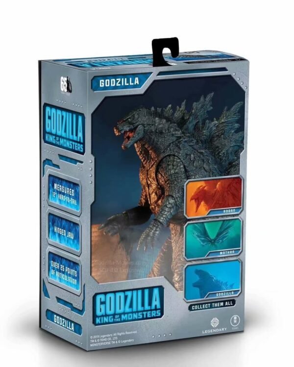 Toy Figures NECA Godzilla Figure King Gift Of The Monsters Toys Godzilla Model Figma Soft Glue Movable Joints Action Figures Kids Toys Gifts - Image 7