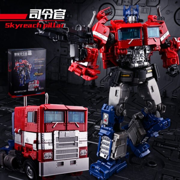Toy Figures Transformers Engine Heaven Bumblebee Column Toy Partial Alloy Edition Children's Model Robot Commander Handicraft - Image 2