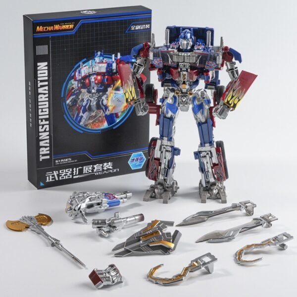 Toy Figures Transformation Robot Toys 30CM Optimus Prime Star Commander Alloy Car Movie Anime Action Figure Children Deformation Kids Boy Commander Optimus