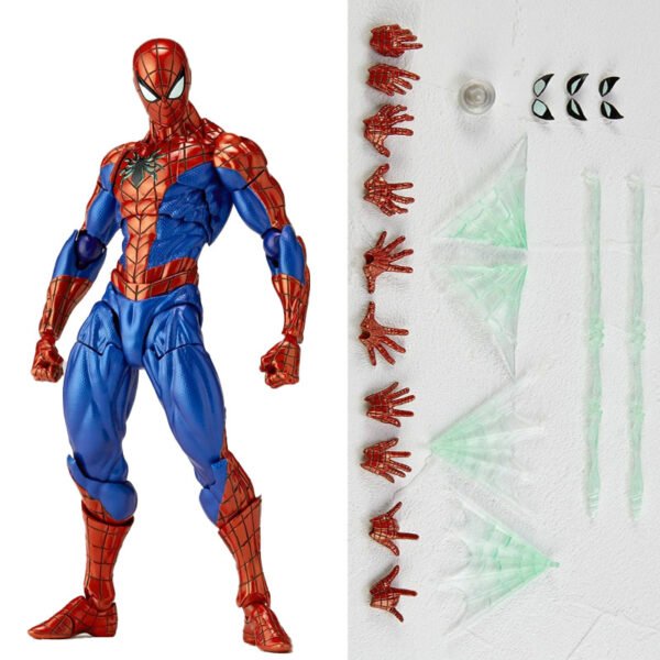 Toy Figures Marvel Amazing Yamaguchi Revoltech NR003 Spider-Man (Ver. 2.0) - Image 2