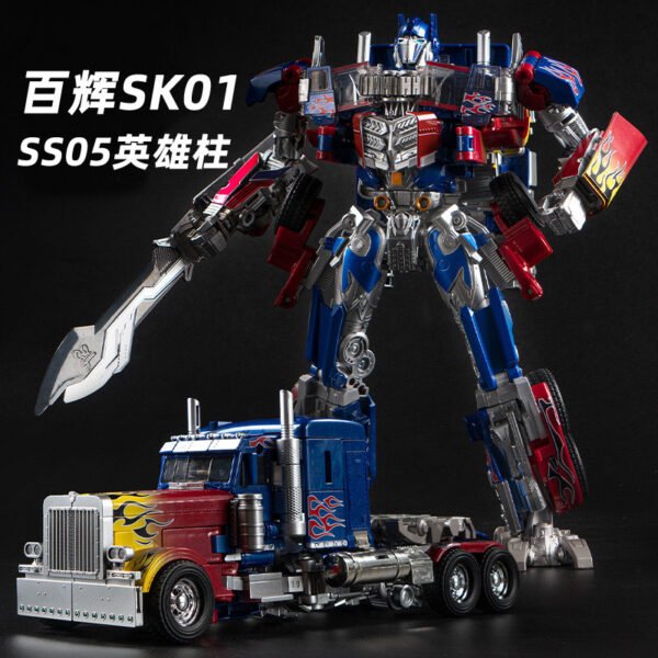 Toy Figures Transformation Robot Toys 30CM Optimus Prime Star Commander Alloy Car Movie Anime Action Figure Children Deformation Kids Boy Commander Optimus - Image 5
