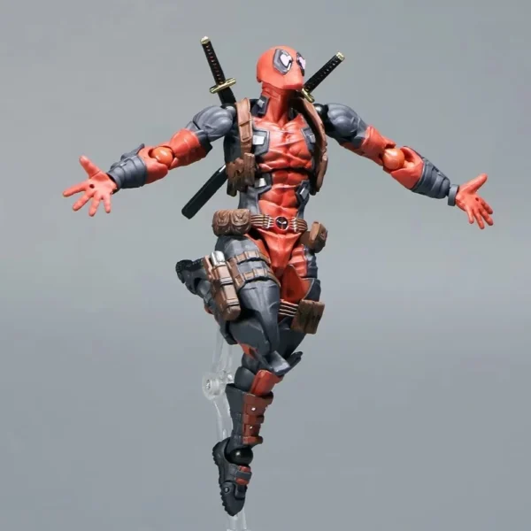 Toy Figures Revoltech Yamaguchi Deadpool Marvel Action Figure Marvel legends Joint Movable KAIYODO Movie Model Toys for Kids Gift - Image 3